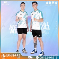 Áo Bóng Chuyền Nữ Aura Trắng - Áo Thể Thao Cao Cấp BULBAL