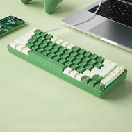 【High Quality】 Wired Keyboard Ergonomics 68 Keys RGB Hotswap Type-C Gaming Keyboard PBT Keycaps Keyb