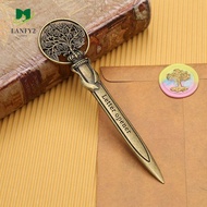 ALANFY Letter Opener Zinc Alloy Metal DIY Crafts Tool European Style Home Office Supplies Exquisite Gift Envelope Opener