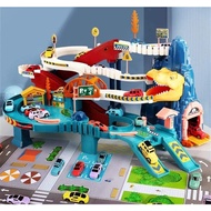 Dinosaur Tunnel Toys, 6-Storey Car Garage And Large Lion Tunnel Automatic Car