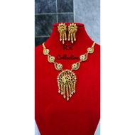 Indian gold plated jewellery set