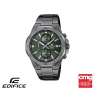 [ของแท้] CASIO นาฬิกาข้อมือผู้ชาย EDIFICE รุ่น EFV-640DC-3AVUDF วัสดุสเตนเลสสตีล สีเขียว