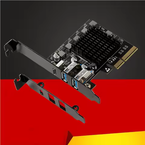 20G PCIE USB 3.2 Card PCI Express X4 to 2Port USB3.2 Gen2 10Gbps 1Port USB3.2 Gen2x2 20Gbps Expansio