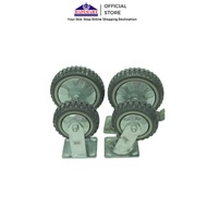 Wheelbarrow Wheels Rubber Caster Trolley Wheels Rubber Trolley Ash Wheels With Brakes