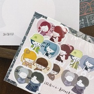 THANK YOU / 貼紙 明信片 信封套組