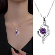 S925 Sterling Silver Necklace Anti Tarnish Heart Pendant Jewelry Gift For Girlfriend Ideas