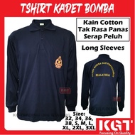 T-SHIRT UNIFORM KADET BOMBA LENGAN PANJANG BAJU TSHIRT KOKURIKULUM KADET BOMBA