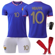 French team home No.10 Mbappé football uniform 7 Gleizman 9 Gill 11 Belle jersey