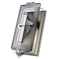 GS24P (2片裝) Samsung Galaxy S24+ / S24 PLus 6.7吋高清黑邊保護貼可用指紋解鎖無塵太空艙貼膜器秒貼盒鋼化玻璃手機手提電話螢幕三星 S24+ 保護貼