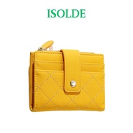 Dompet Kecil untuk Wanita, Bahan Kulit, Rekaan Bifold, Pemegang Kad, Dompet Wanita, Dompet Penyekat 