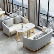Table Chair Luxury Cafe Reception Milk Meeting Guest Negotiation Combination Hotel Club Sofa Lobby L