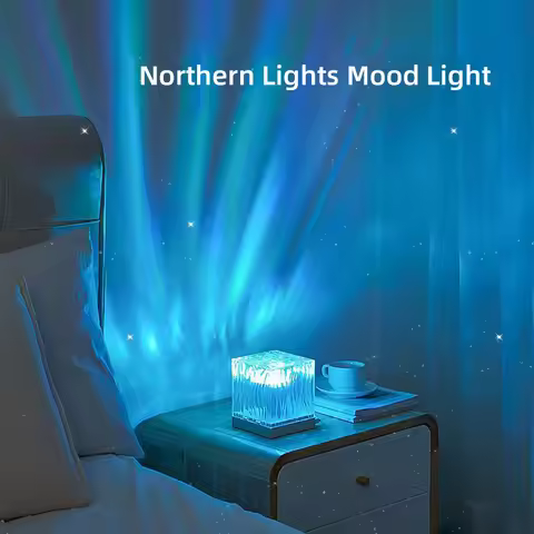 Aurora Borealis Projection Lamp Ocean Atmosphere Lamp Ceiling Starry Night Light Creative Gift for B
