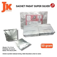 Kpack 50G SACHET SUPER SILVER 50 FULL ALU FOIL PACKAGING COFFEE SNACK POWDER 50G KPACK