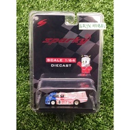 Spark Models Sparky Porsche 956 No.8 3rd 24H Le Mans 1986 #Y176B White (1:64)