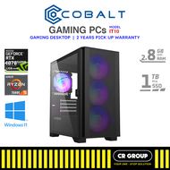 Cobalt Gaming Desktop PC IT10 - Ryzen 5 7500F - GeForce RTX 4070 12GB - 16GB DDR5 RAM - 1TB SSD (2Yrs Pickup)
