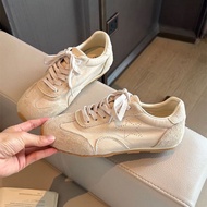 Retro Star Forrest Gump German Training Shoes Women's 2026 Spring All-Match Lightweight White Shoes 