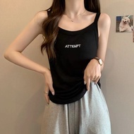 Y202L-L-4XL Large Size Camisole Summer Fat mm Women Embroidered Slimmer Look Loose Inner Sleeveless 