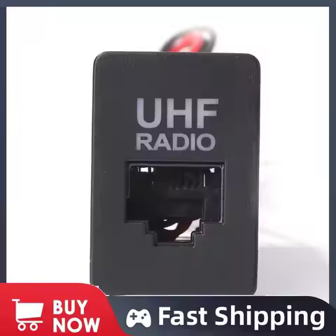 UHF Radio RJ45 Switch Panel Socket Pass Through Type Replacement RJ45 UHF Radio Pass Through Connect
