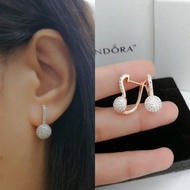 10k Gold Swarovski Clip Earring