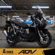 Decal Honda ADV 160 ADV 150 Full Body Custom Sticker Variation Motif Line Abstract DC ADV 36