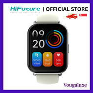 HiFuture Zone 2 Silver Color Smart Watch 1.96-inch IPS Display Wireless Call Heart Rate Monitor 7Day