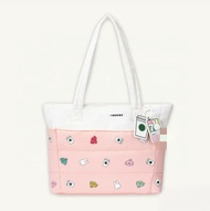 2026 New Miffy Rabbit Starbucks Co branded Down Tote Bag Large Capacity Casual One Shoulder Laptop B