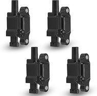 4PCS Ignition Coil Pack Compatible with Buick Cadillac Escalade CTS Chevrolet Express 1500 2500 3500