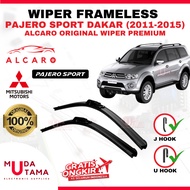 Frameless Wiper PAJERO SPORT DAKAR 2011 to/d 2015 AlcaroOriginal - PAJERO SPORT DAKAR Glass Broom - 
