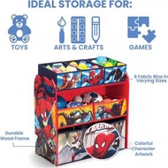 蜘蛛俠 - 美國 Delta Children SpiderMan 玩具收納架