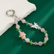 Butterfly Mobile Phone Chain Crystal Glass File Mobile Phone Pendant Pendant Cute Grain Mobile Phone