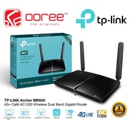 TP-LINK ARCHER MR600 4G+ CAT6 AC1200 WIRELESS DUAL BAND GIGABIT ROUTER WITH BUILT IN SIM CARD SLOT A