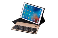 Ultra Thin Folio Cover with Removable Aluminum Wireless Bluetooth Keyboard for iPad Pro 10.5