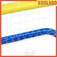 [Koolsoo] Inflatable Pool Beach Ball Set, Inflatable Beach Ball Goal, Lake Water Sports Floating Beach Ball Net for Kids Girls Boys