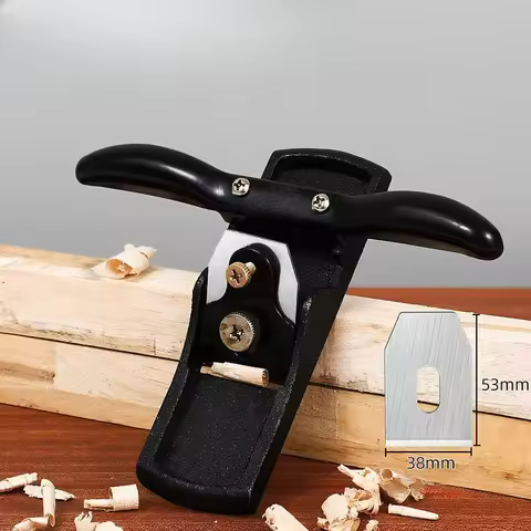 Woodworking iron planer tool adjustable line trim hand push roller carpenter bird planer