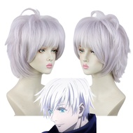 Gojo Satoru Cosplay Costume Anime Jujutsu Kaisen Cosplay Uniform Wig Halloween Party Costume Men Wom