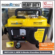 ROBINTEC RGY1200 1000WATT HEAVY DUTY GASOLINE GENERATOR 4-STROKE - 1YEAR WARRANTY -