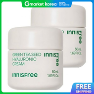 Innisfree Green Tea Seed Hyaluronic Acid High Moisture Cream 50ml X 2