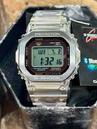 日本制 G-SHOCK  GMW-B5000D-1CDR 鋼殼鋼帶 太陽能籃芽電波時計 GMW-B5000D-1C GMW-B5000D GMWB5000D