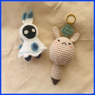 ♗ ∇ ◀ Genshin Impact Crochet Keychains  Dodoco  Venti Spirit Form