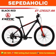 SEPEDAUNG MTB EXOTIC ET 2612 AM SIZE 26 & 27.5 INCH ALLOY 18 SPEED - bicycle storeku