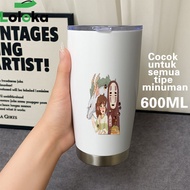 [req custombebas] Tumbler Mug Hot and Cold Drinking Glass Stainless Steel Double Layer 500ml Solo Mo