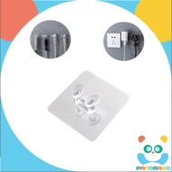 USB Cable Hanger Storage Wall Sticker Hook Plug Socket Rack Holder Home Kitchen  / Penyangkut Dapur Almari Soket Lampu