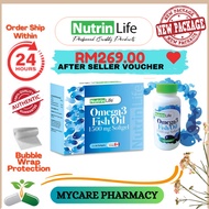 NutrinLife Omega 3 Fish Oil 1500mg (2 x 60's)