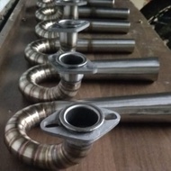 Manifold Racing pipe exzos suzuki v 100 Stainless Sytle