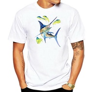 Guy Harvey Star Spangled Guy Pocket Fishing Boat T-Shirt Black 5XL