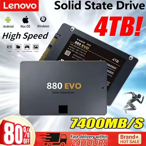 Lenovo 880 EVO Internal SSD 2TB 4TB Solid State Drive SATA 3.0 MLC 2.5 Inch for Laptop Desktop PC PS