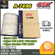 OSK A-7496 AIR FILTER MITSUBISHI STORM PAJERO 2.8 V46 4M40-T MONTERO 2.8 V36 4M40 MD620563 MR239466 