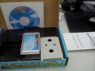 台灣製 捷元 無線網卡 二手 PCMCIA規格 即插即用