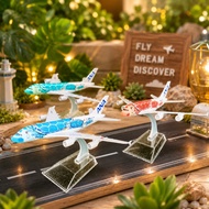 Japan ANA A380 Plane 16cm Alloy Metal Plane Model Kit Toys (SeaTurtles Version)