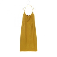 GUCCI Batavia 吊帶背心洋裝 羊毛 棕色 二手 女款 #44